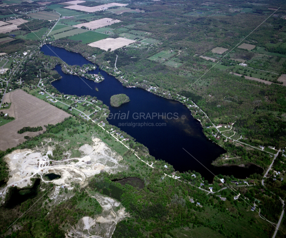 Algonquin Lake in Barry County, Michigan